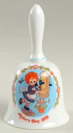 Raggedy Ann Mothers Day Bell by Schmid