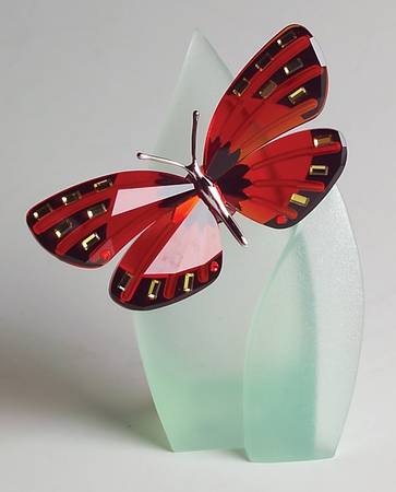 Insects & Butterflies-Crystal Paradise Adena-Light Siam Color - No Box