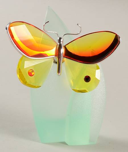 Insects & Butterflies-Crystal Paradise Arborea-Fire-Opal - No Box