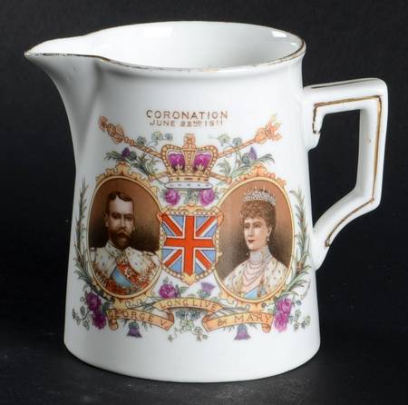 Shelley Royalty Giftware George V & Mary Coronation Creamer - No Box