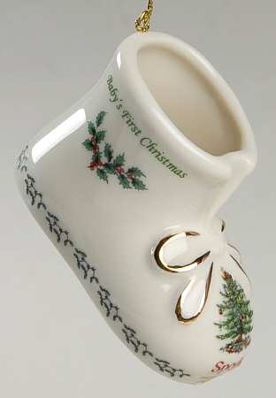 Baby's First Christmas Bootie - No Box