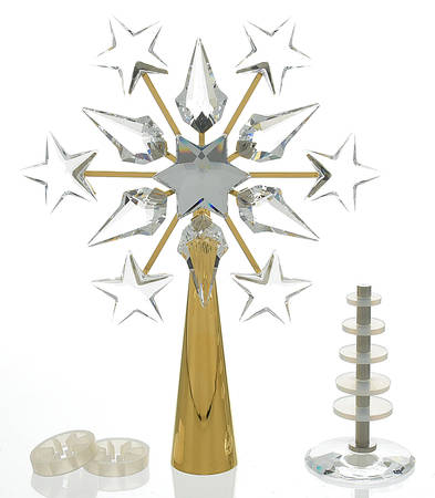Swarovski Ornaments Tree Topper-Gold - Boxed