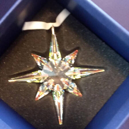 Swarovski Ornaments Large Star - Boxed