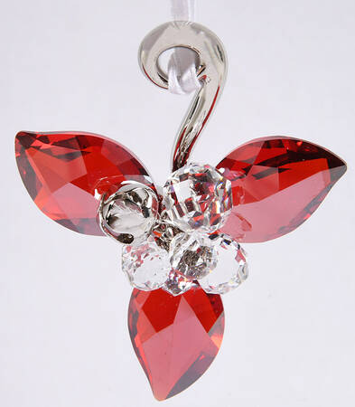 Swarovski Ornaments Winter Berries-Siam - No Box