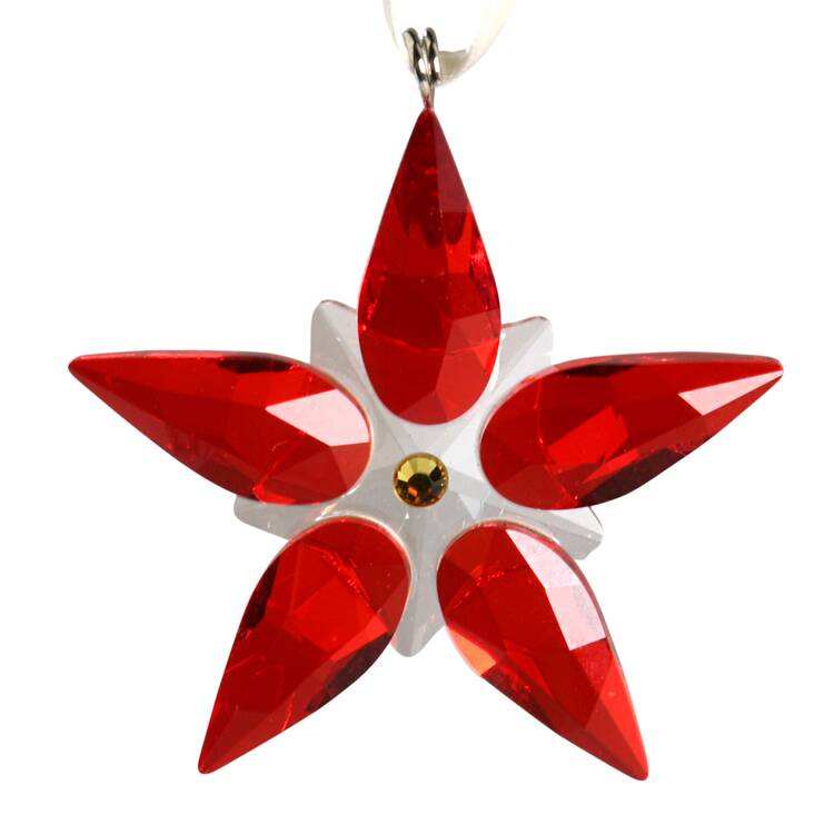 Swarovski Ornaments Poinsettia Small - No Box
