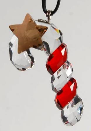 Swarovski Ornaments Sparkling Candy Cane - With Box