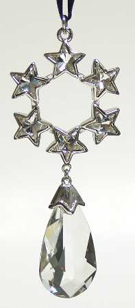 Swarovski Ornaments Teardrop Star Wreath - No Box