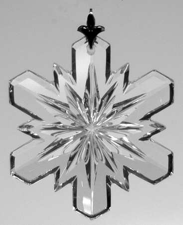 Giftware Suite Crystal Prism Ornaments Snowflake - Boxed
