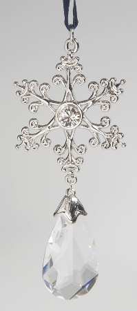 Swarovski Ornaments Teardrop Snowflake - No Box