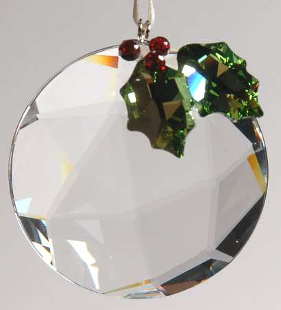 Swarovski Ornaments Holly Window Ornament - No Box
