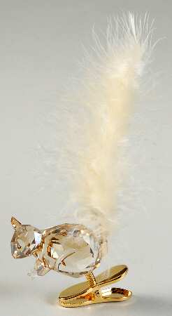 Swarovski Ornaments Winter Squirrel - Boxed