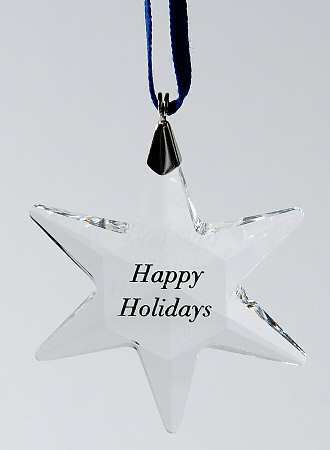 Swarovski Ornaments Little Star-Happy Holidays - No Box
