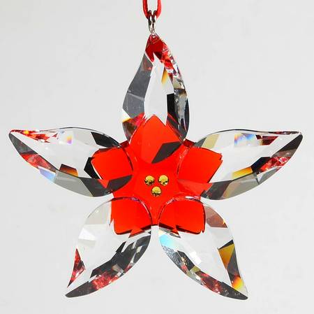 Swarovski Ornaments Poinsettia - No Box