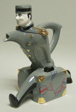 Swineside Tea Pot Bellhop-Gray - No Box