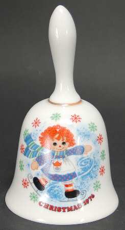 Raggedy Ann Christmas Bell by Schmid