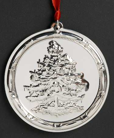 Sterling Christmas Tree Ornament 2009 Christmas Tree-Sterling - Boxed