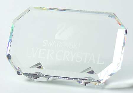 Advertising Signs Etched Faceted Rectangle - Advertising Signs