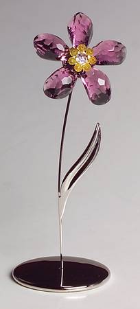Exotic Flowers-Crystal Paradise Deoli-Amethyst - No Box