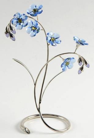 Exotic Flowers-Crystal Paradise Danuba-Sapphire Petals - Boxed