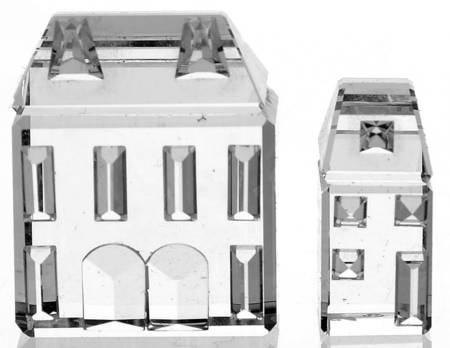 Crystal City Houses Iii & Iv-Set Of 2 - Boxed