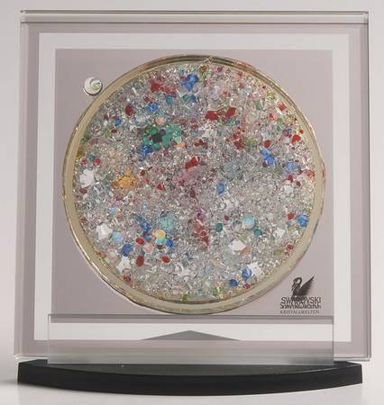 Swarovski Tour Paperweights Kristallwelten Wall W/Stand - Boxed