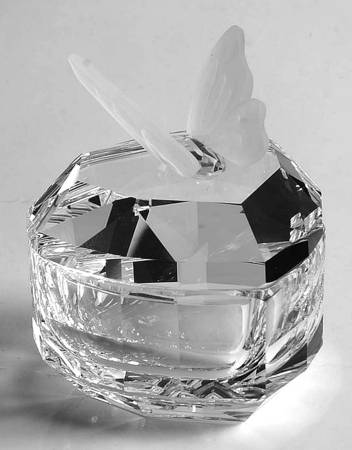 Swarovski Crystal Boxes Butterfly-Heart Treasure Box - No Box