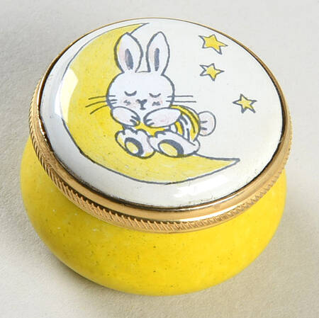 Connoisseurs Baby Bunny On Moon - Boxed