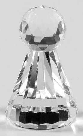 Games of Kings Chess Set Pawn - Clear - Pawn-White Chess Piece