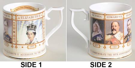 Royalty Commemoratives Elizabeth Ii Accession Mug-50th Annivers - No Box by Sutherland