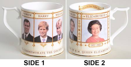 Royalty Commemoratives Elizabeth Ii Succession Mug-Golden Jubil - No Box by Sutherland