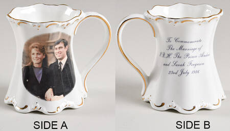 St George Royalty Giftware Marriage Of Prince Andrew & Sarah - No Box by St George's