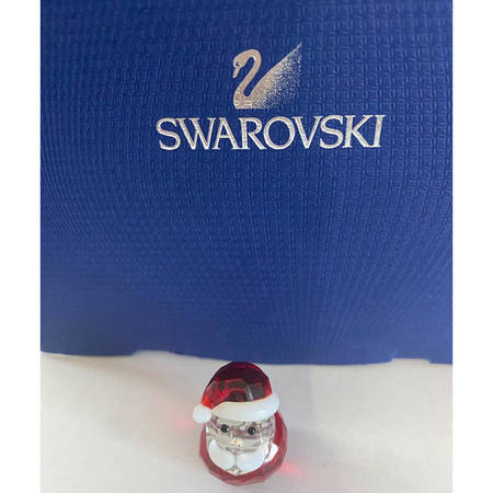 Christmas Figurines Rocking Santa-Red - No Box