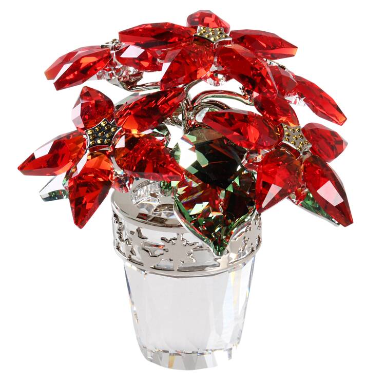 Christmas Figurines Poinsettia Large - No Box