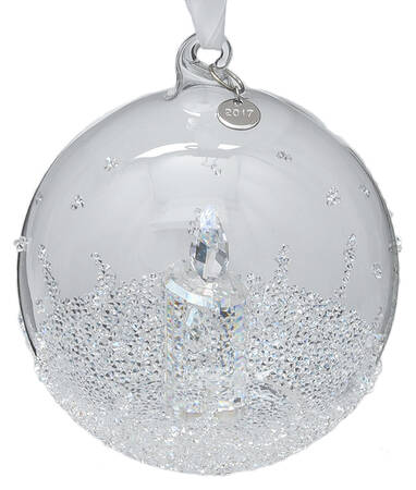 Christmas Ball Ornament Annual 2017 Candle - Boxed