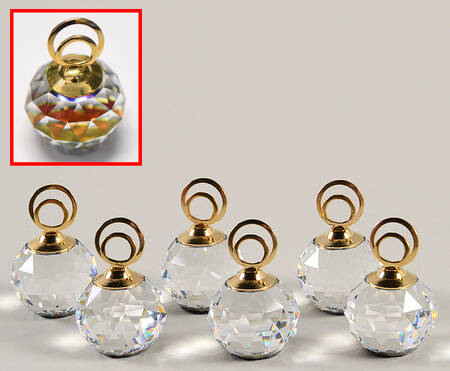 Place Card Holders Volcano-Small Gold Set/6 - No Box