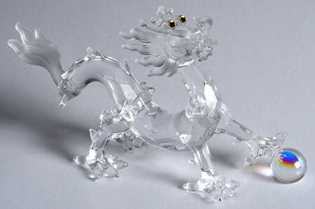 Fables & Fairy Tales Dragon With Crystal Ball - No Box