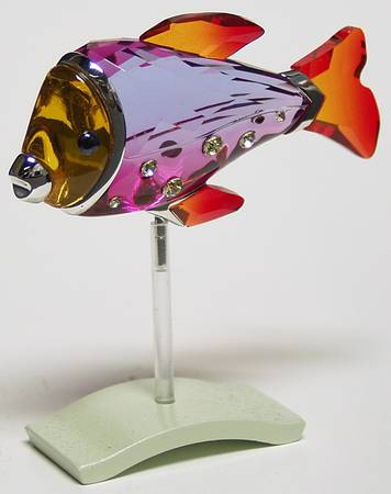 Exotic Fish-Crystal Paradise Camaret-Fuchsia Rain - No Box