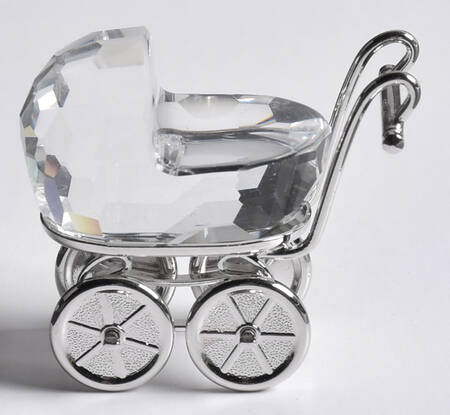 First Steps Baby Carriage-Rhodium - Boxed