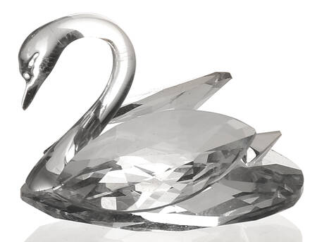 Beauties of the Lake Swan-Small-Very Slim Neck - No Box