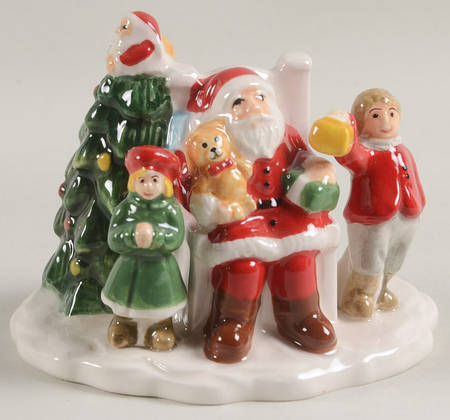 Christmas Village Santa With Children - No Box