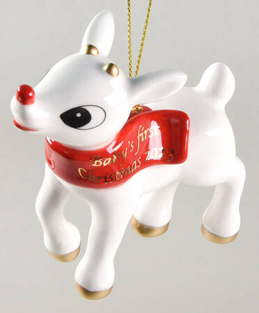 Rudolph the Red-Nosed Reindeer 2023 Baby's First Christmas - No Box