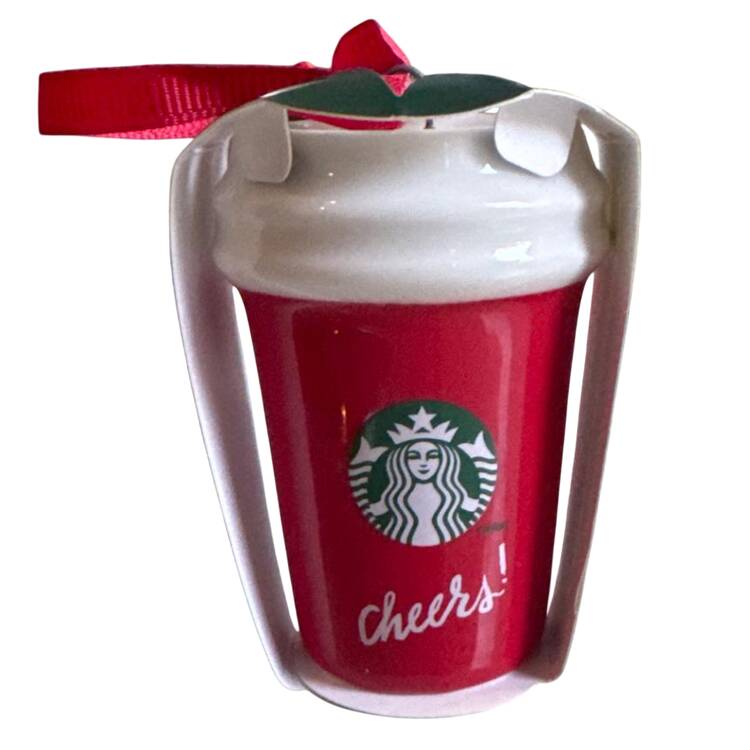 To Go Cup Ornaments Red To Go Cup-Cheers - No Box