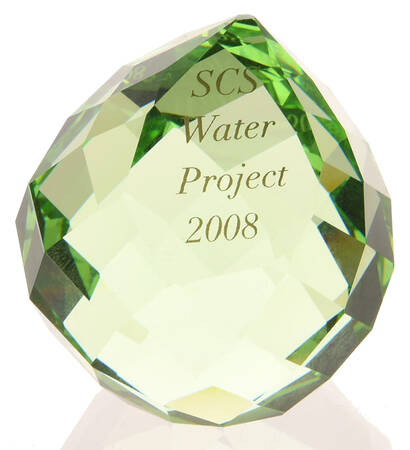 Society Water Project Paperweights Scs Water Project 2008 - With Box