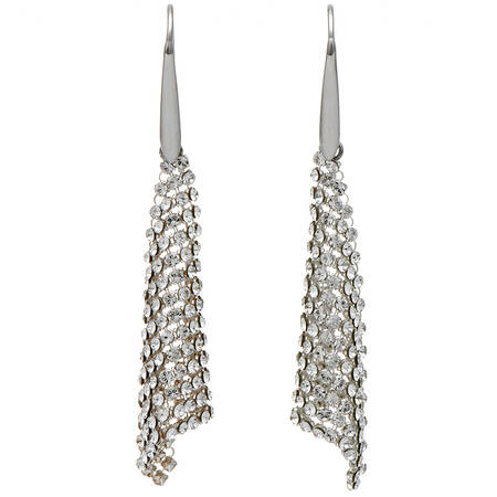Earrings Fit Earrings Small - Rhodium - No Box