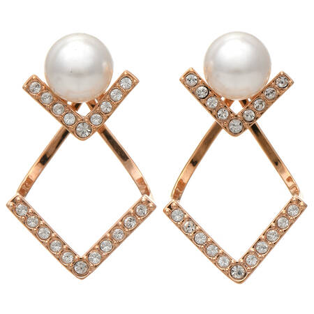 Earrings Edify Rose Gold Earrings - No Box