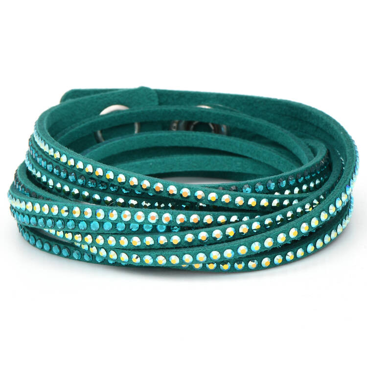 Bracelets Slake Double Wrap Deluxe - Green - Boxed