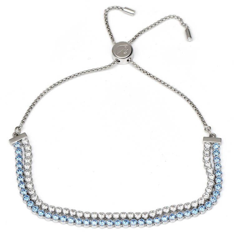 Bracelets Subtle Double - Light Blue - No Box