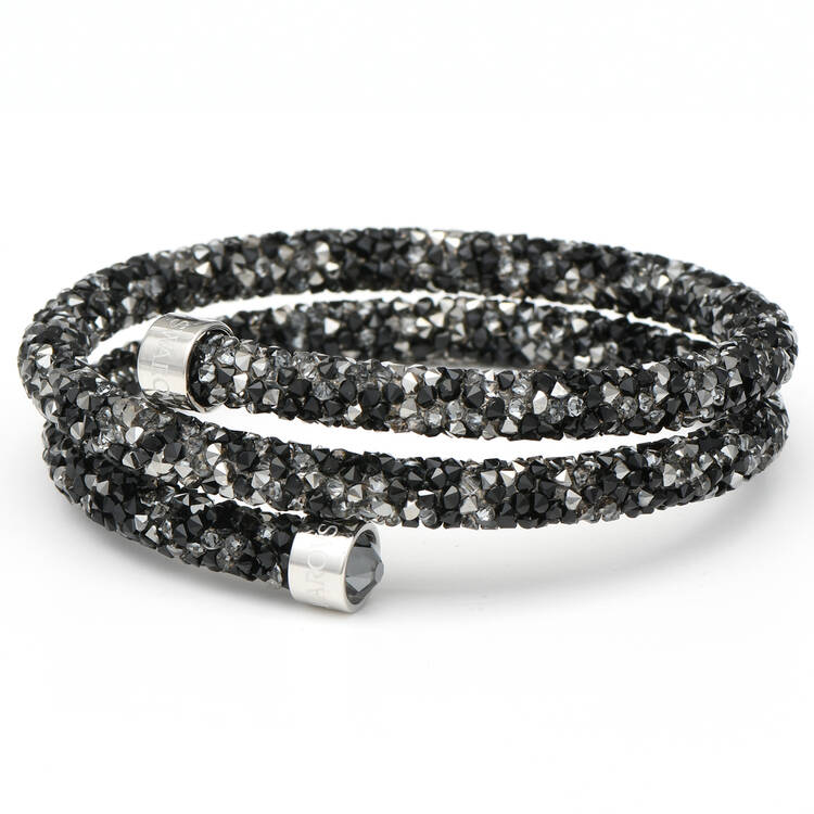 Bracelets Crystaldust Double Bangle - Dark - Boxed