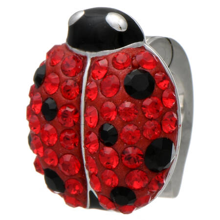 Charms Lady Bug Charm Clip - No Box