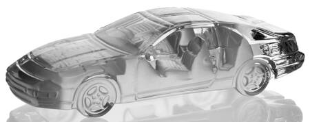 Crystal Classic Car Paperweights Nissan 300 Zx - No Box